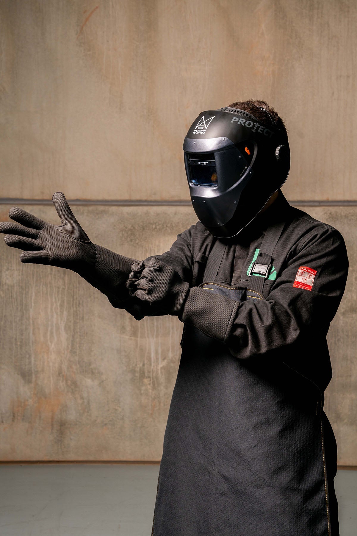 Guantes de protección láser para soldadura limpieza y marcaje industrial