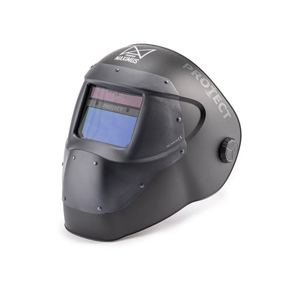 Casco seguridad operador soldadura láser