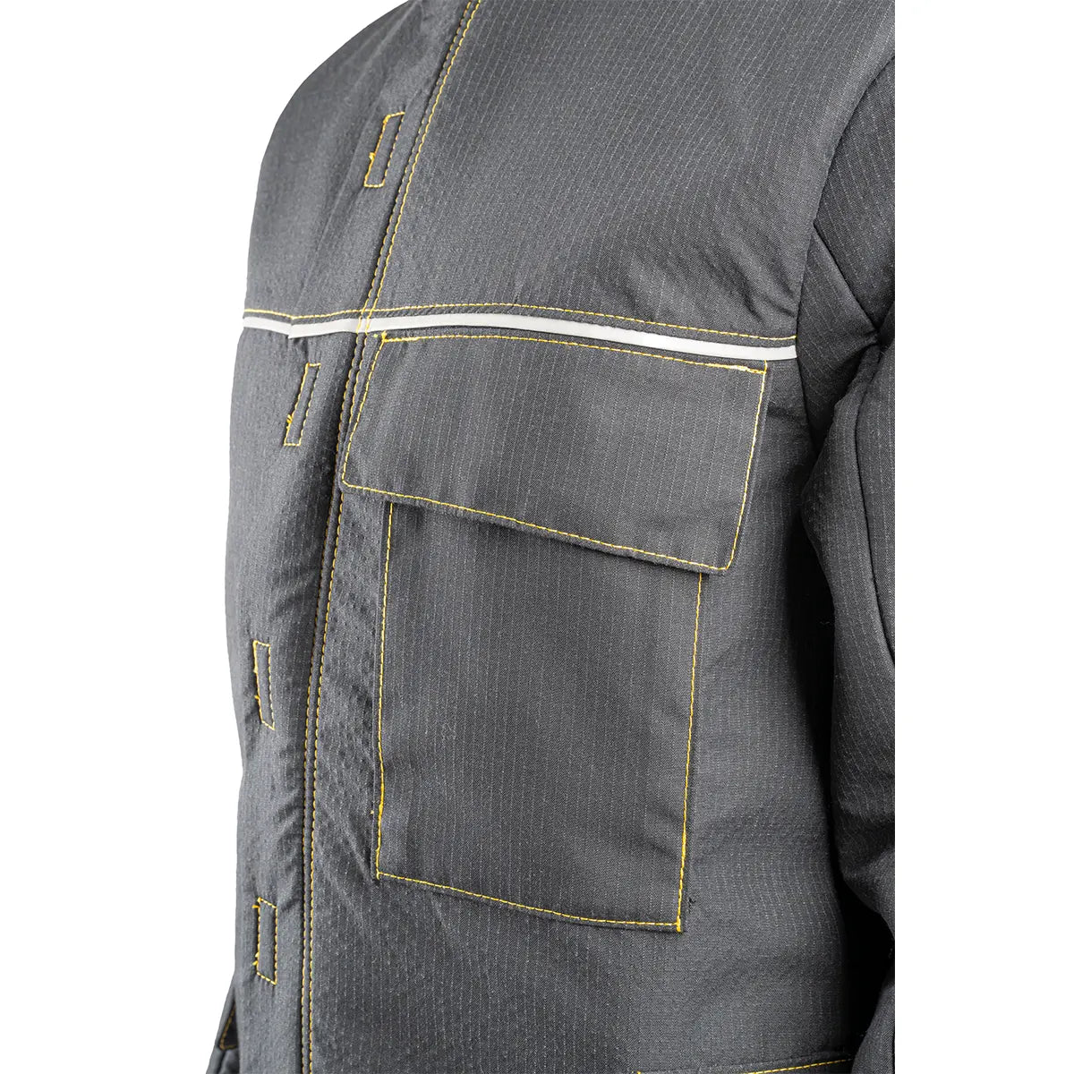 detalle de la chaqueta de protección BODYGUARD