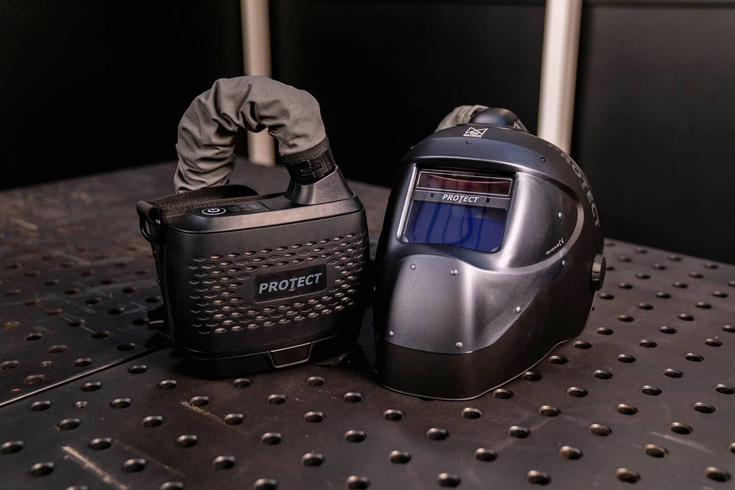 Máscara Maximus trooper air para limpieza y soldadura lásermarca protect