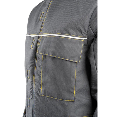 detalle de la chaqueta de protección BODYGUARD